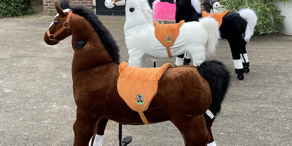 Paarden op een rij