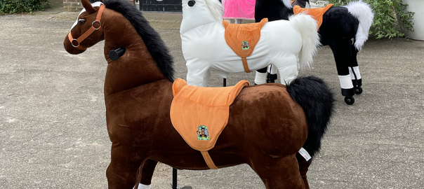 Paarden op een rij
