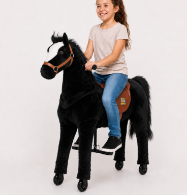 Paard Black Beauty Zwart X-Large